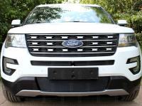 Ford Explorer (16–) Защита радиатора Premium, чёрная, верх